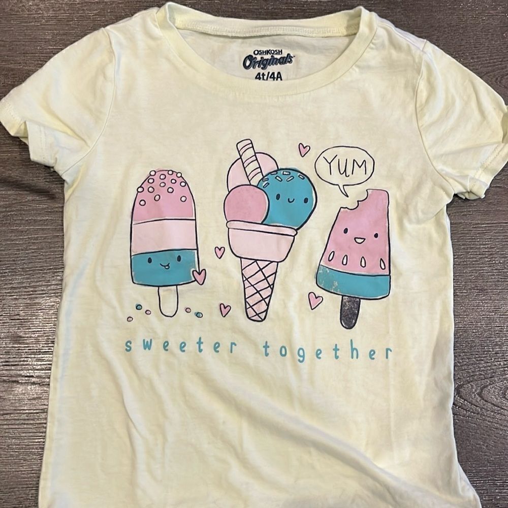 Cute ice cream tee